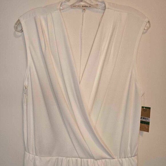 Rachel Roy Essential White Wrap Dress - Picture 6 of 11
